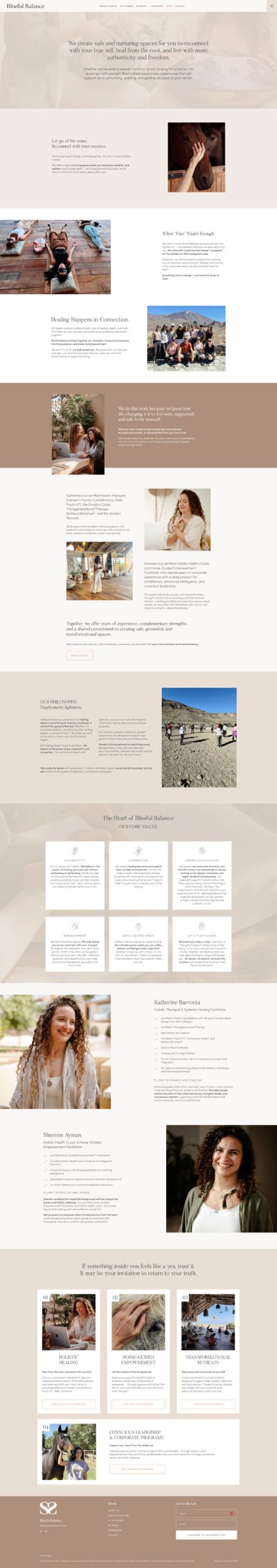 Diseño Web Estratégico Eva Gías_Blissful Balance - myblissfulbalance.co