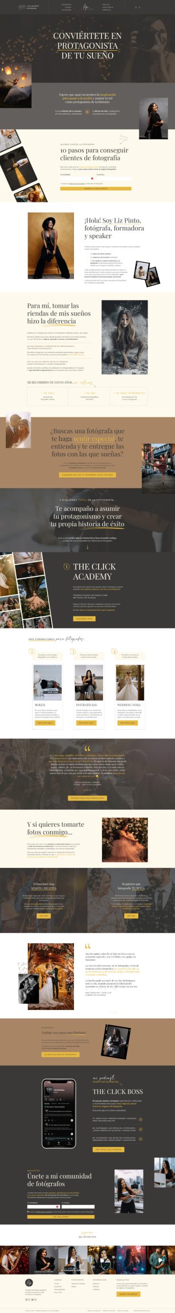 Diseño Web Estratégico Eva Gías_LIZ PINTO - Fotógrafa_lizpinto.net