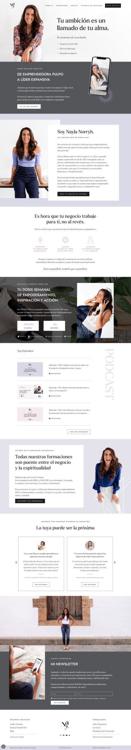 Diseño Web Estratégico Eva Gías_Nayla Norryh - naylanorryh.com