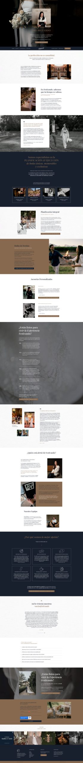 Diseño Web Estratégico Eva Gías_Wedding Planner Festivando Eventos - festivandoeventos.com